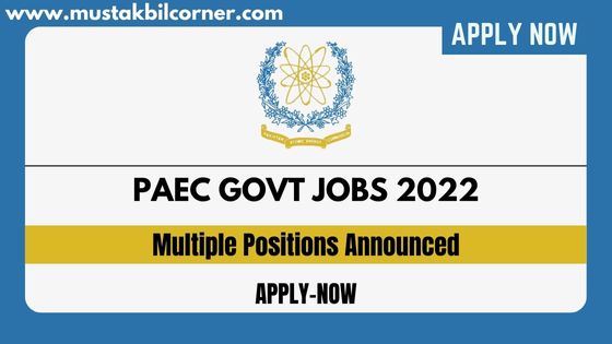 PAEC Govt Jobs 2022