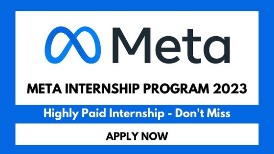 META Internship program 2023