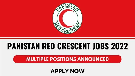 Pakistan Red Crescent Jobs 2022