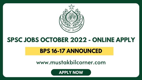 SPSC Jobs 2022 Online Apply