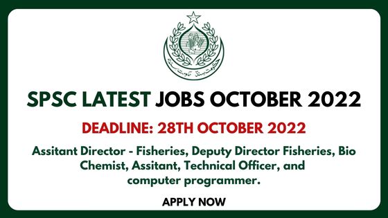 SPSC Jobs October 2022